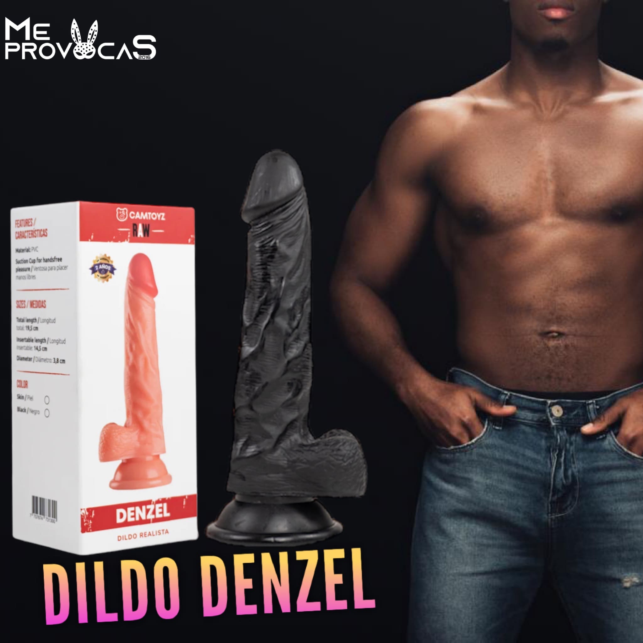 Dildo Denzel negro